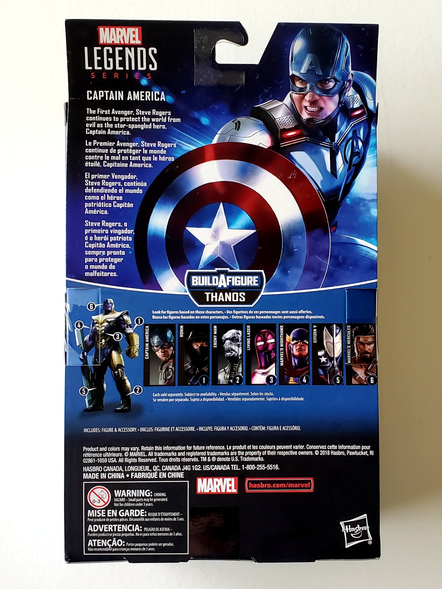 Marvel Legends Thanos Series Captain America (Quantum Realm Suit) 6-Inch Action Figure