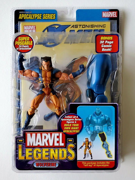 Marvel Legends Apocalypse Series Wolverine (Unmasked Variant) 6-Inch Action Figure