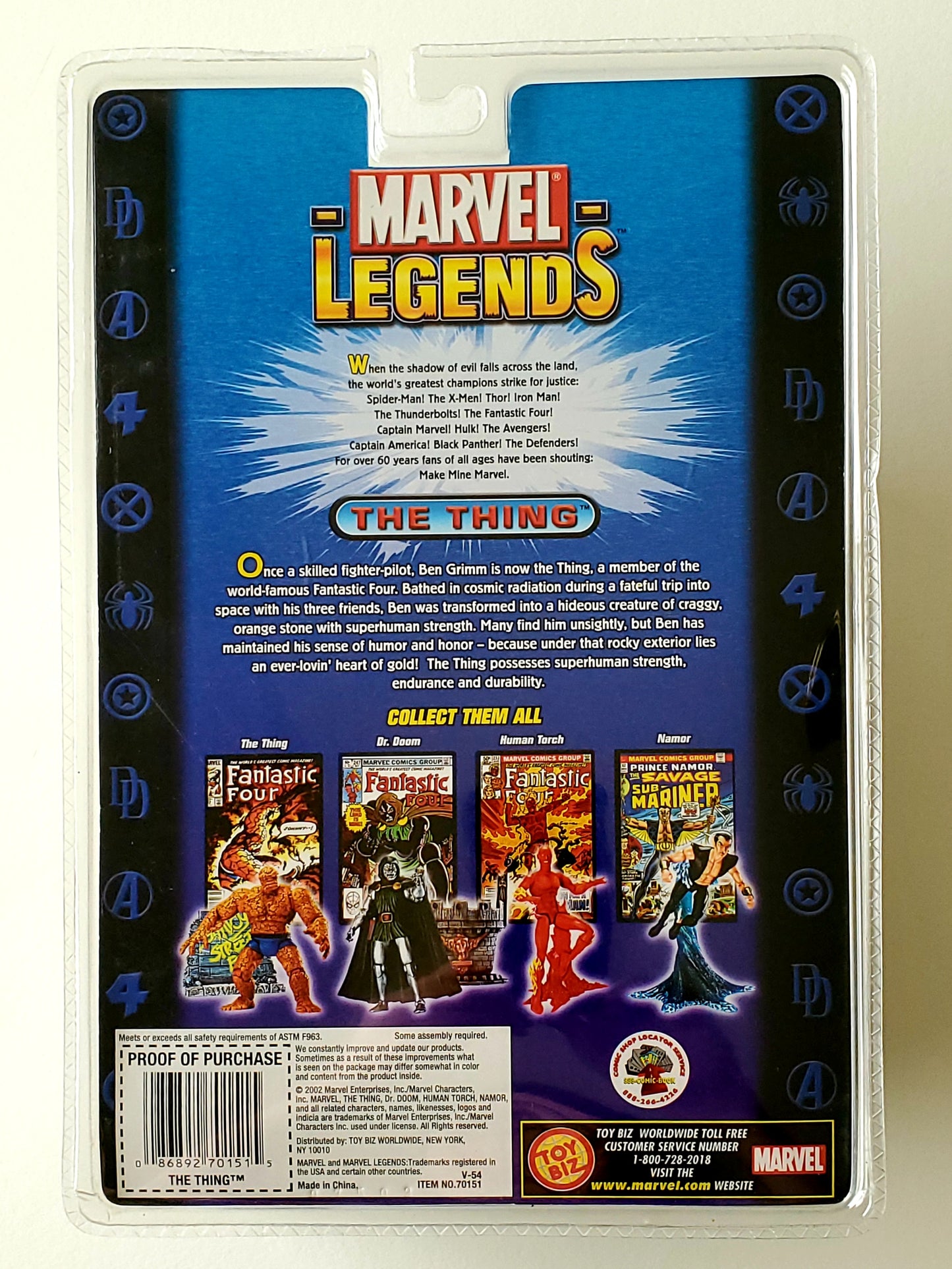 Marvel Legends Series II The Thing 6-Inch Action Figure