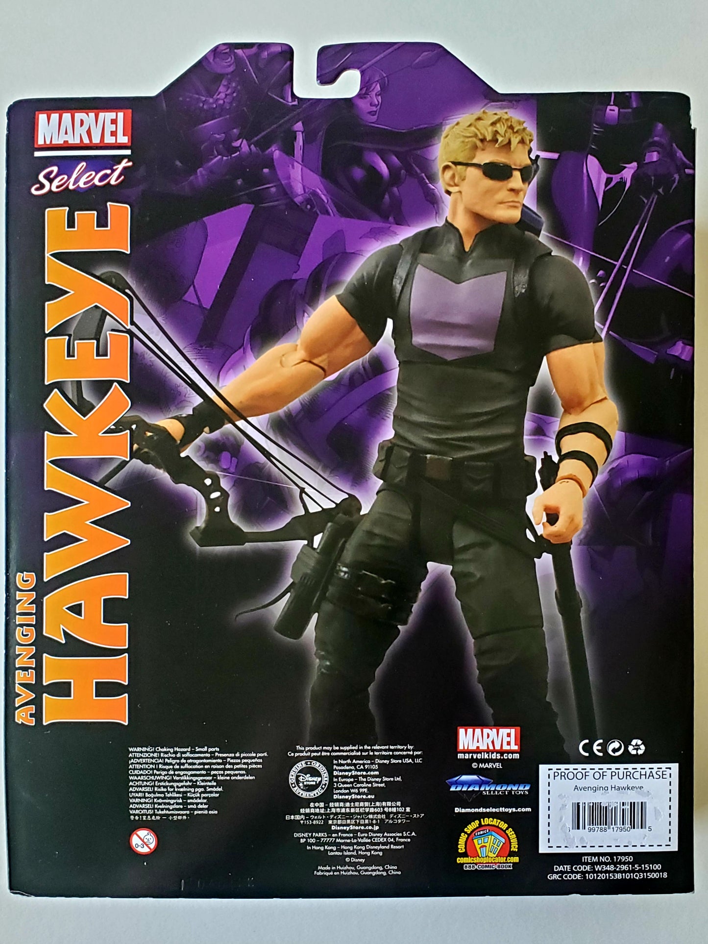 Marvel Select Exclusive Avenging Hawkeye (Blond Hair) Action Figure