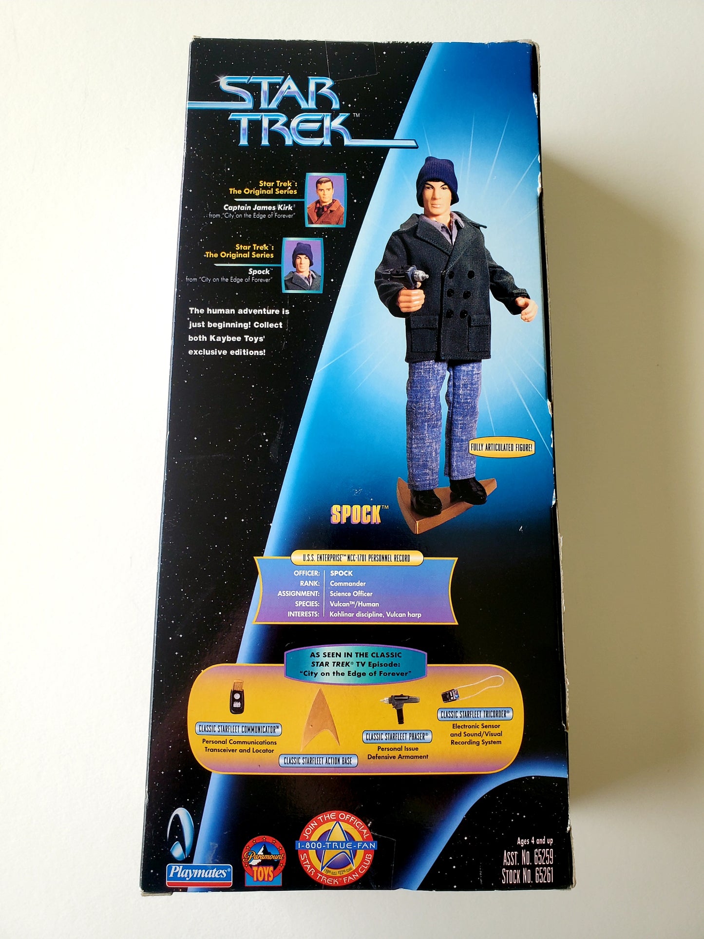 Star Trek Spock from "City on the Edge of Forever" Exclusive 9-Inch Action Figure