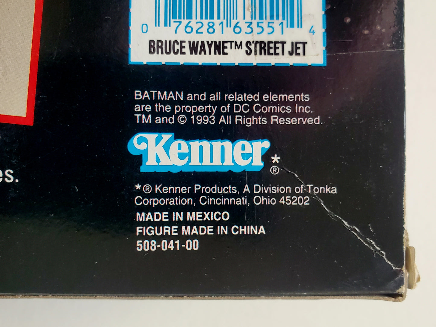 Batman: The Animated Series Bruce Wayne Street Jet Vehicle