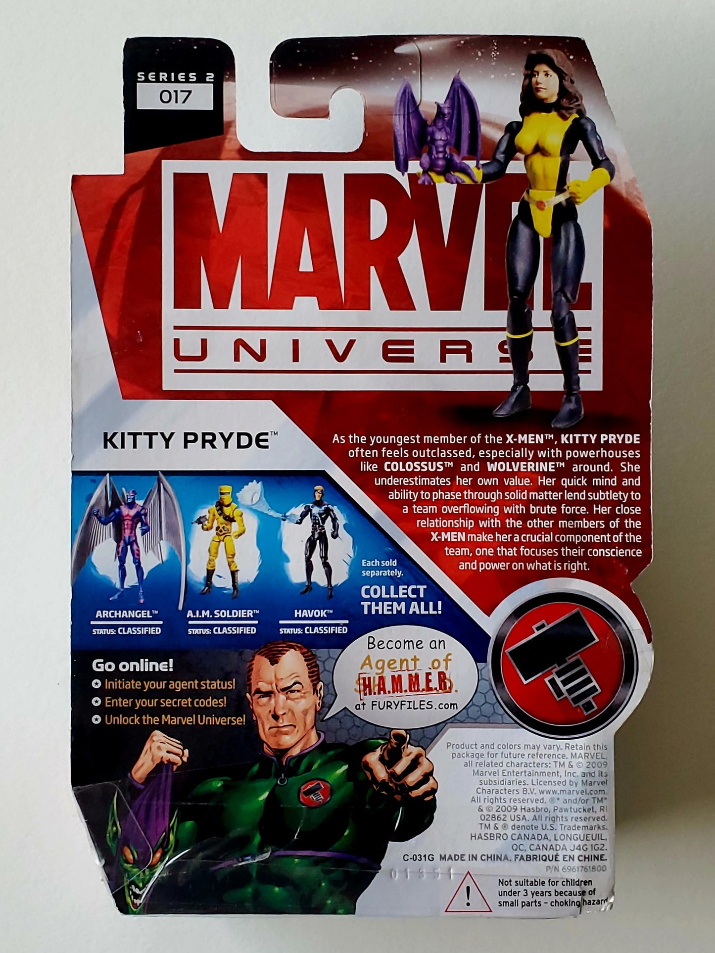 Marvel Universe Series 2 Figure 17 Kitty Pryde 3.75-Inch Action Figure