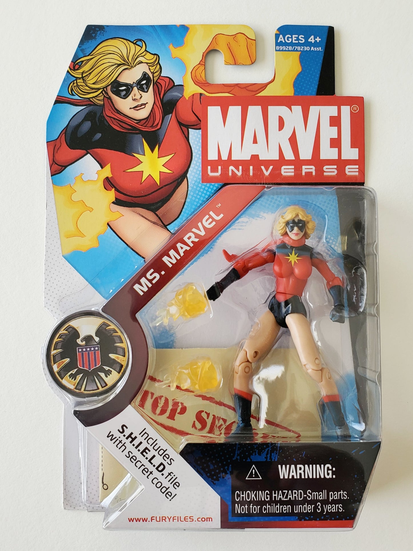 Marvel Universe Series 1 Figure 23 Ms. Marvel (Classic with Short Hair) 3.75-Inch Action Figure