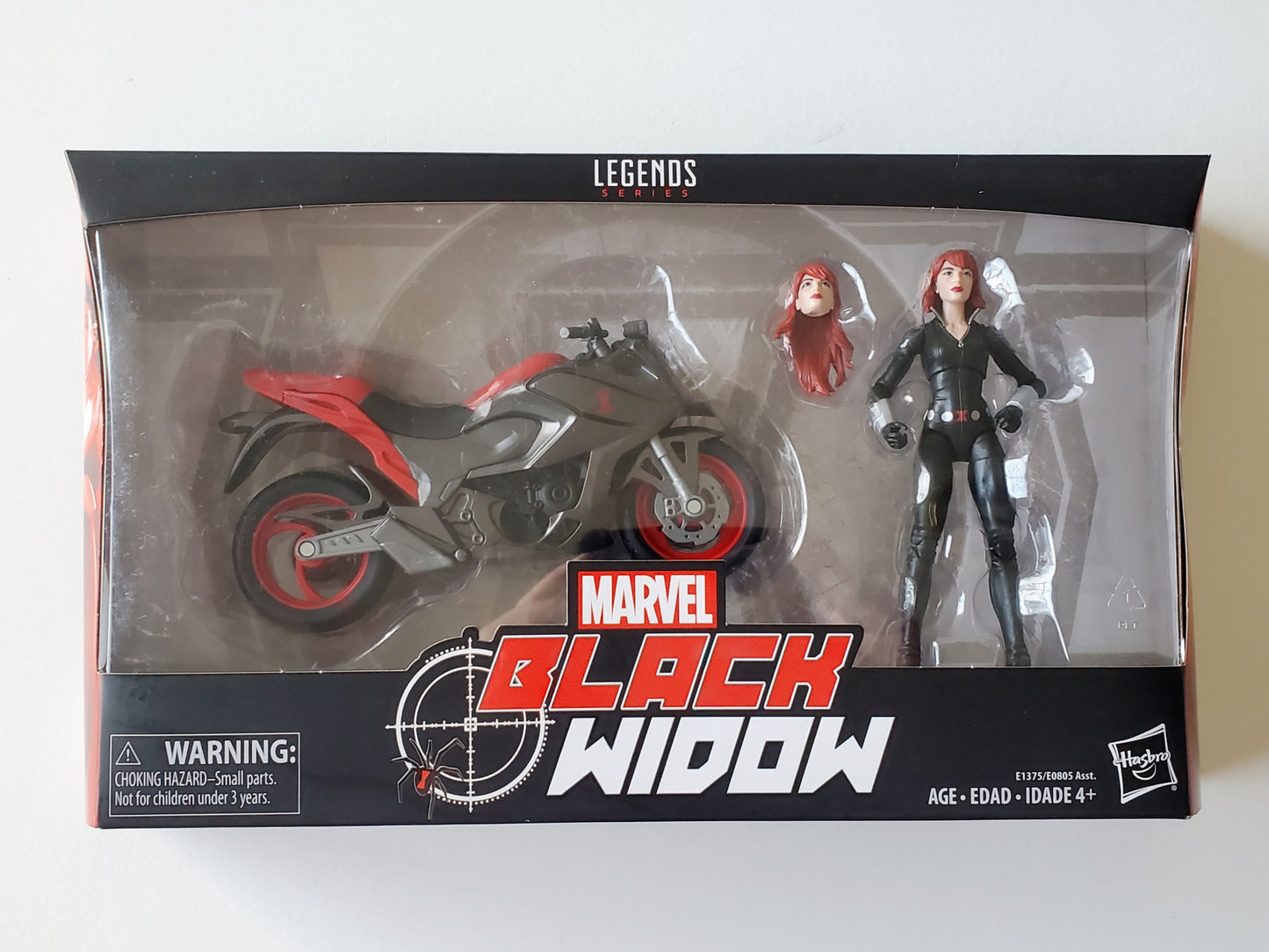 Marvel Legends Ultimate Riders Black Widow with Motorcycle 6-Inch Action Figure and Vehicle