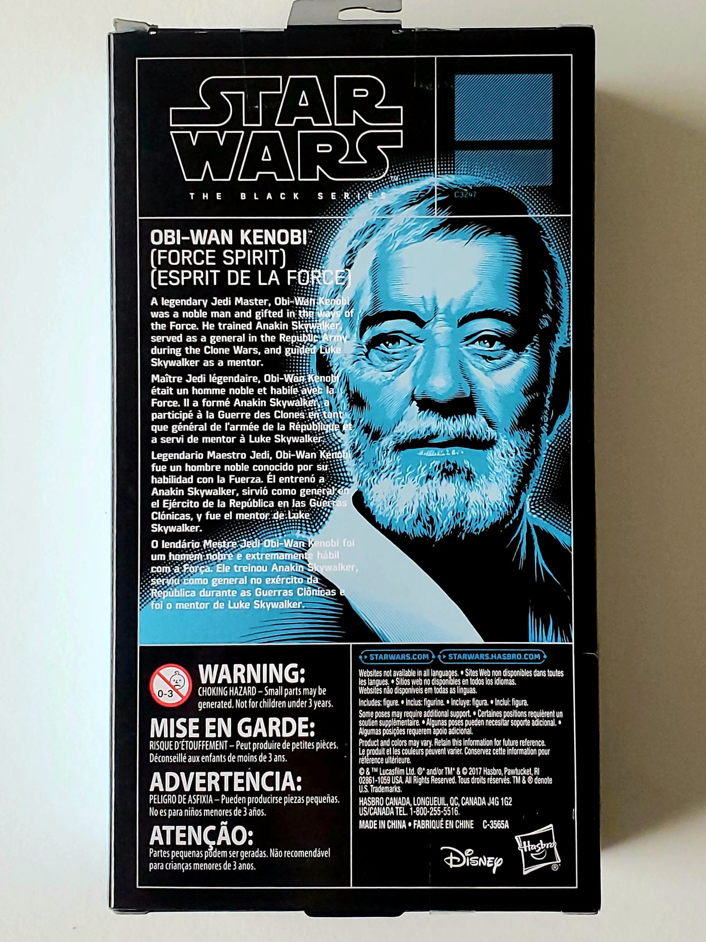 Star Wars: The Black Series Obi-Wan Kenobi (Force Spirit) 6-Inch Action Figure