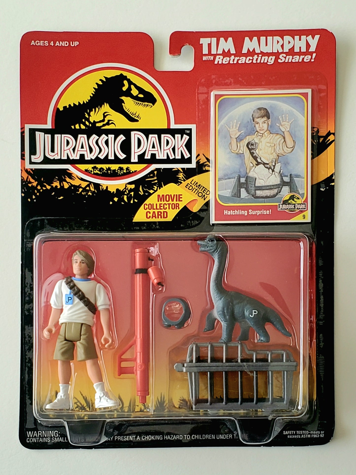 Jurassic Park Series I Tim Murphy with Retracting Snare Action Figure