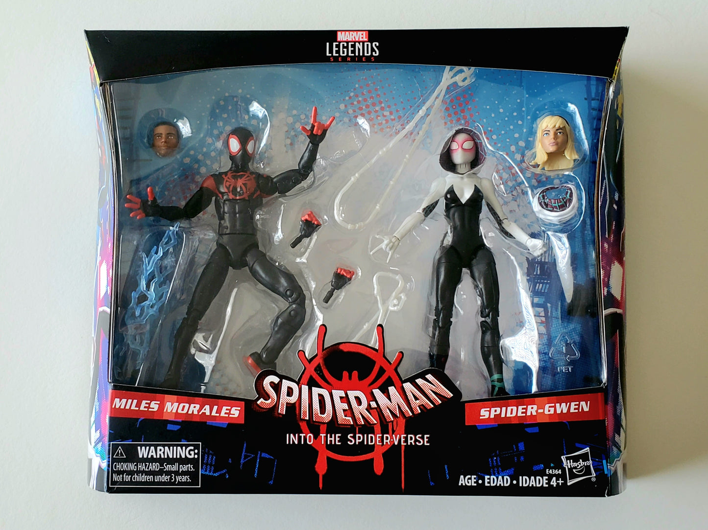 Marvel Legends Exclusive Into the Spider-Verse Miles Morales and Spider-Gwen Action Figure 2-Pack