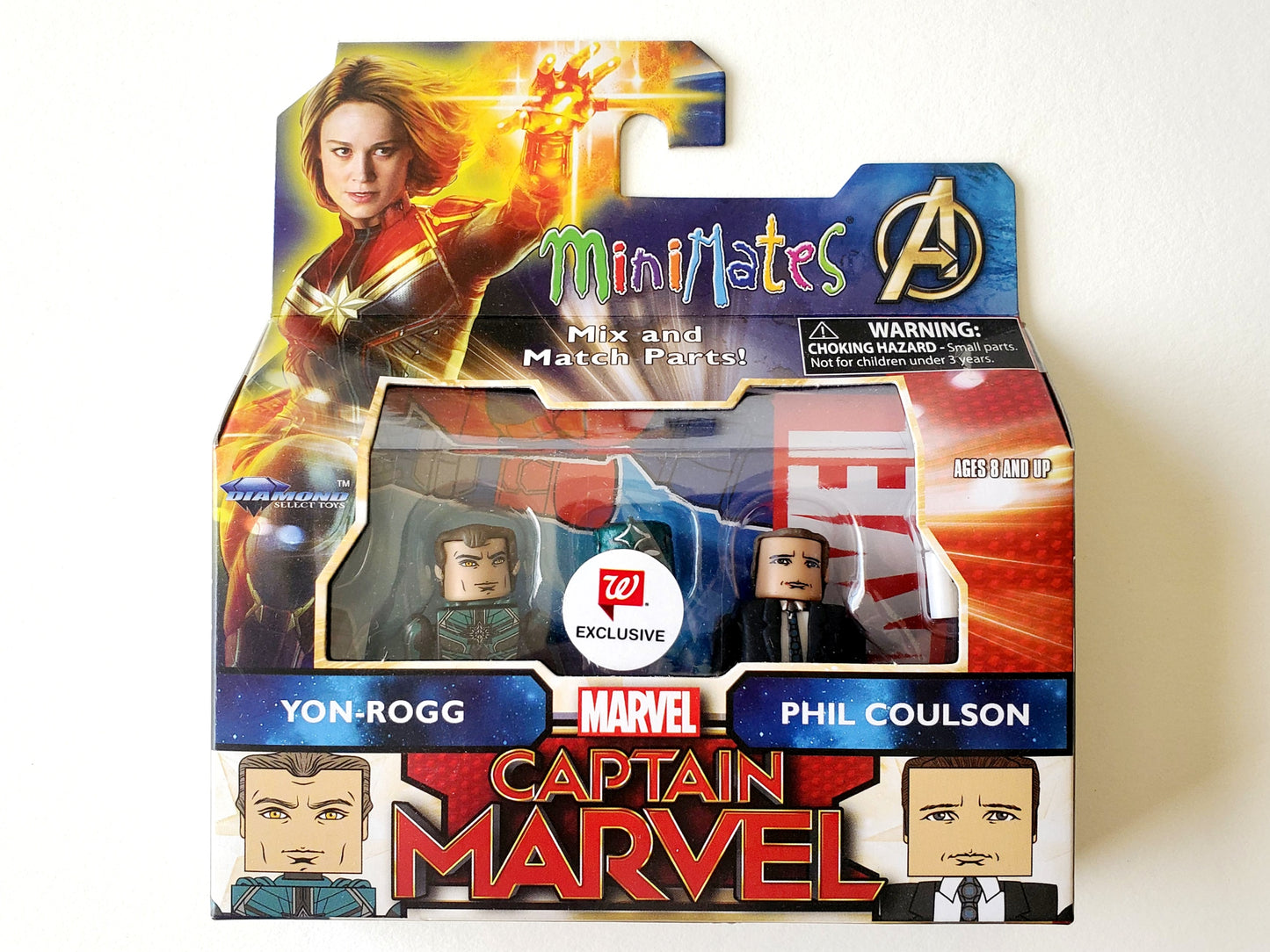 Captain Marvel Minimates Exclusive Yon-Rogg & Phil Coulson Action Figures