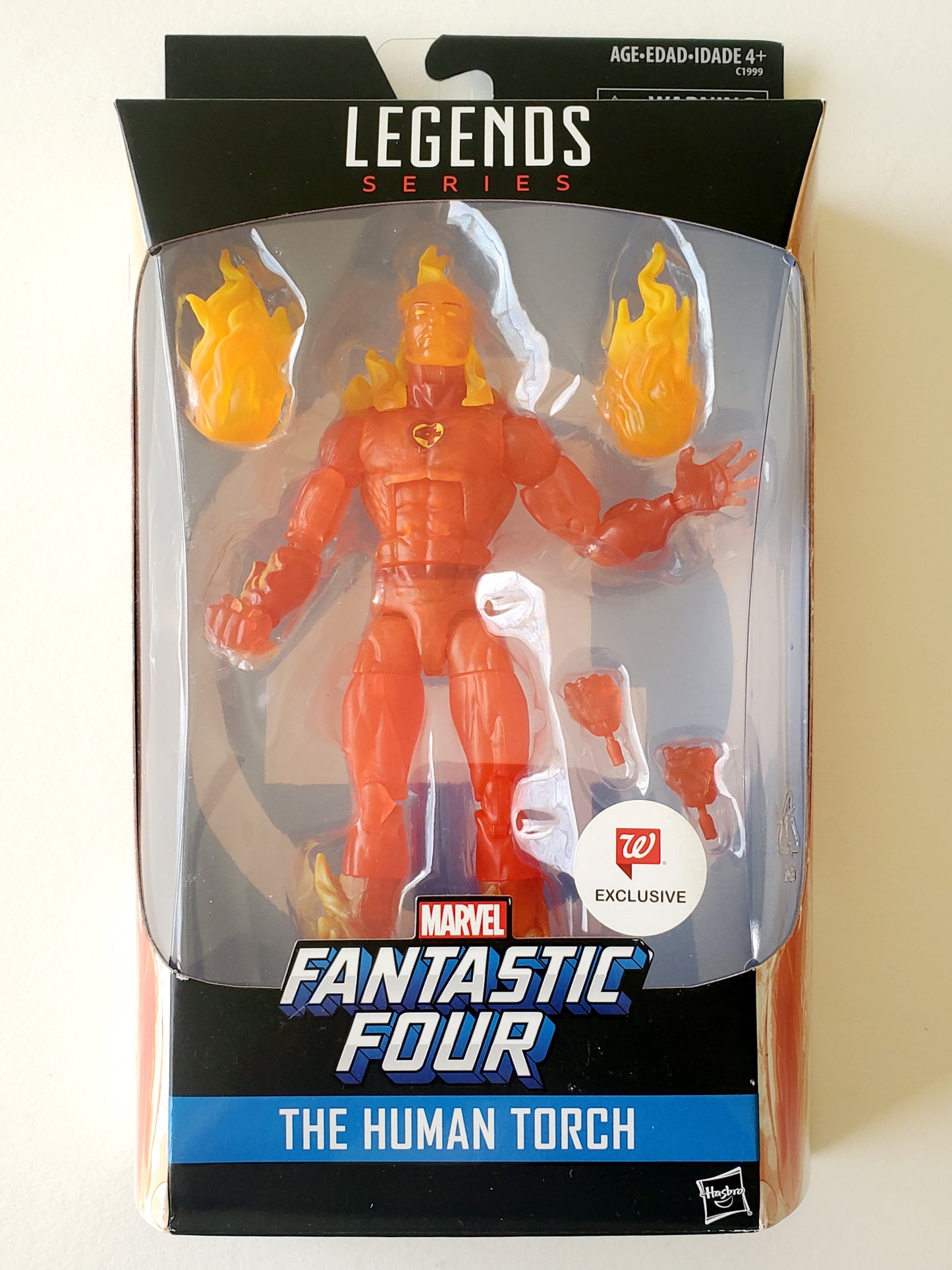 Marvel Legends Exclusive Human Torch 6-Inch Action Figure