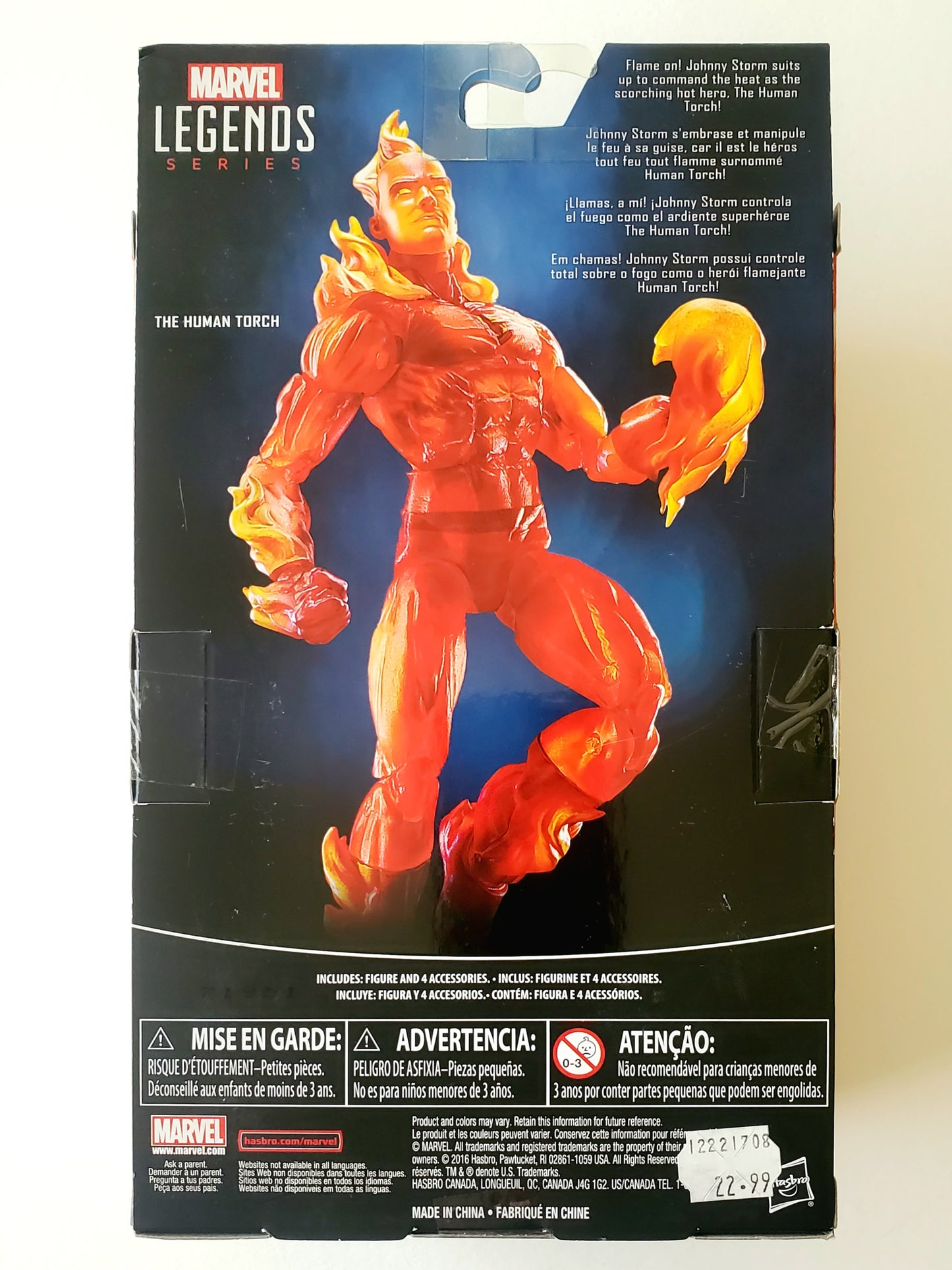 Marvel Legends Exclusive Human Torch 6-Inch Action Figure