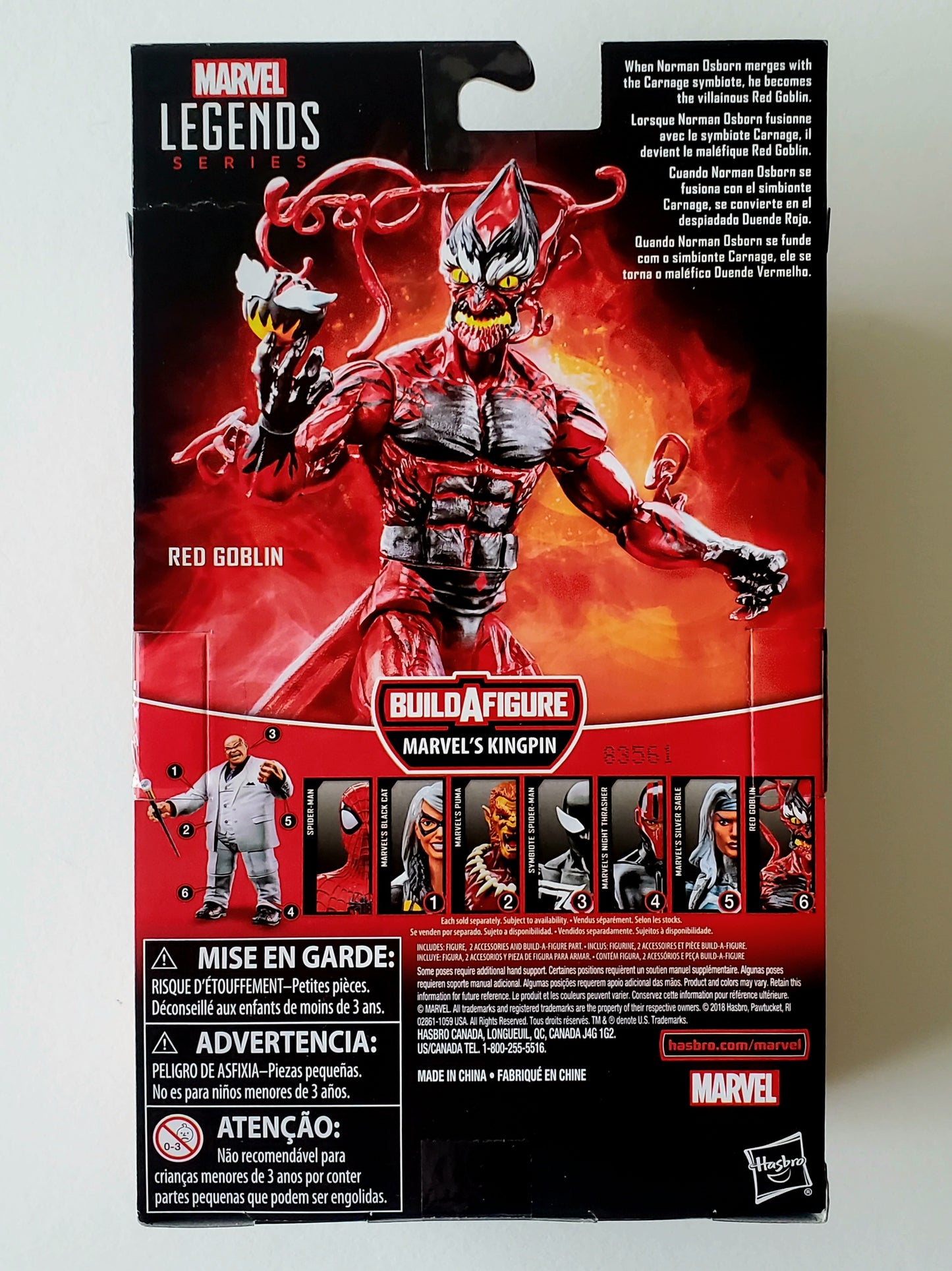 Marvel Legends Marvel's Kingpin Series Red Goblin 6-Inch Action Figure