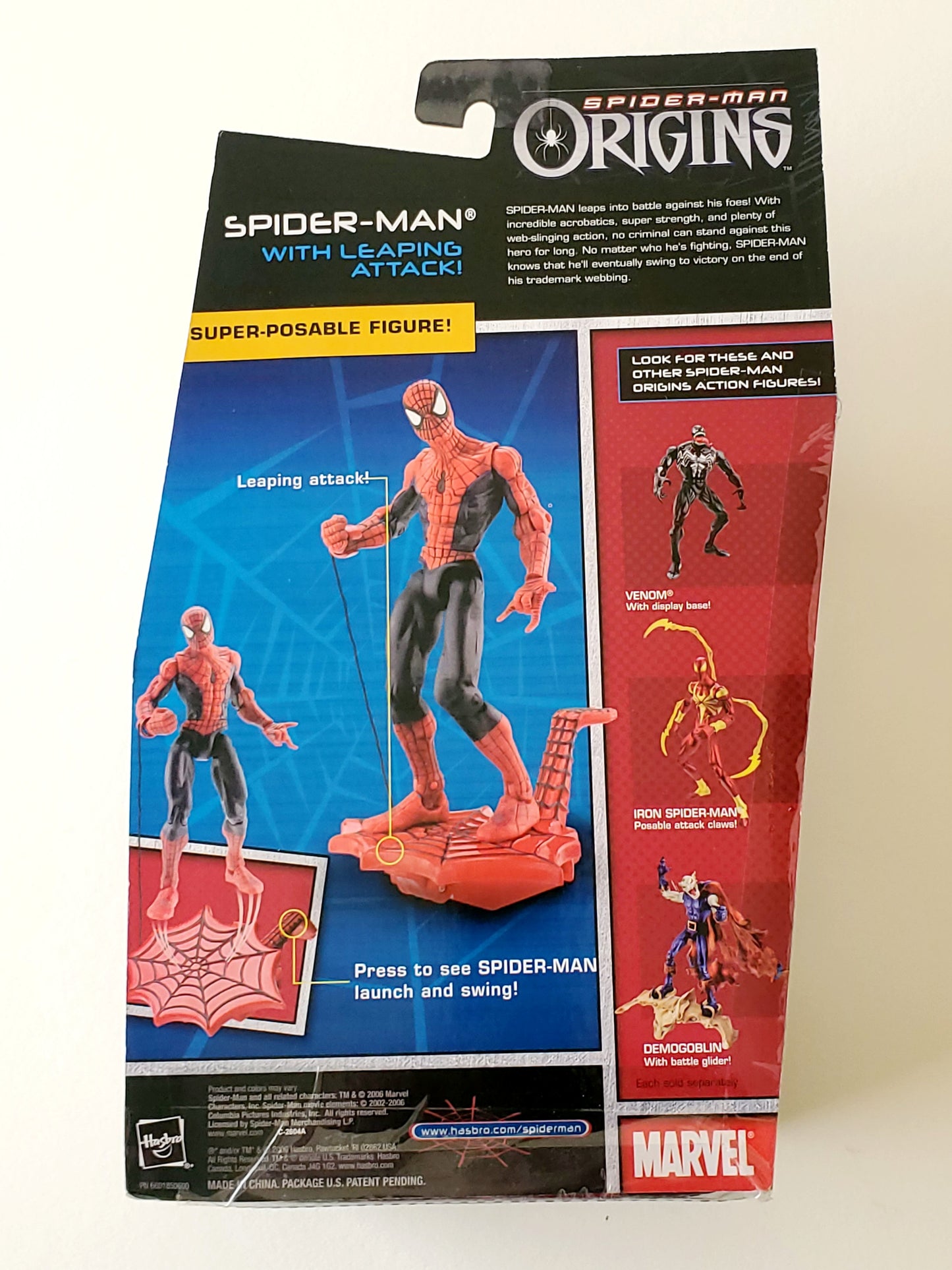 Spider-Man Origins Spider-Man with Leaping Attack 6-Inch Action Figure