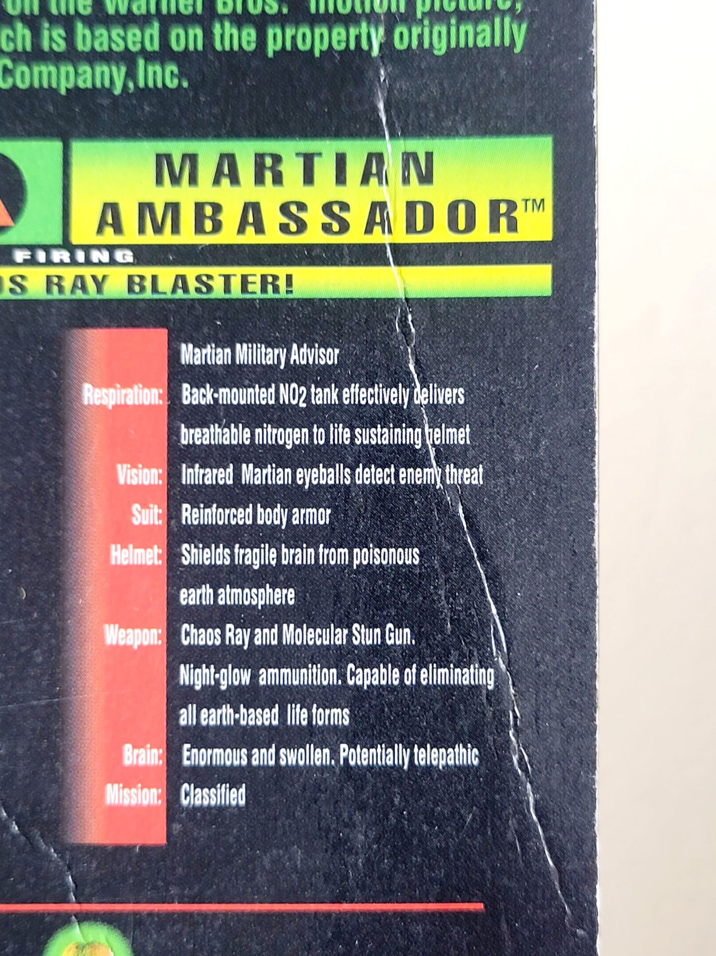 Martian Ambassador with Chaos Ray Blaster Action Figure from Mars Attacks!