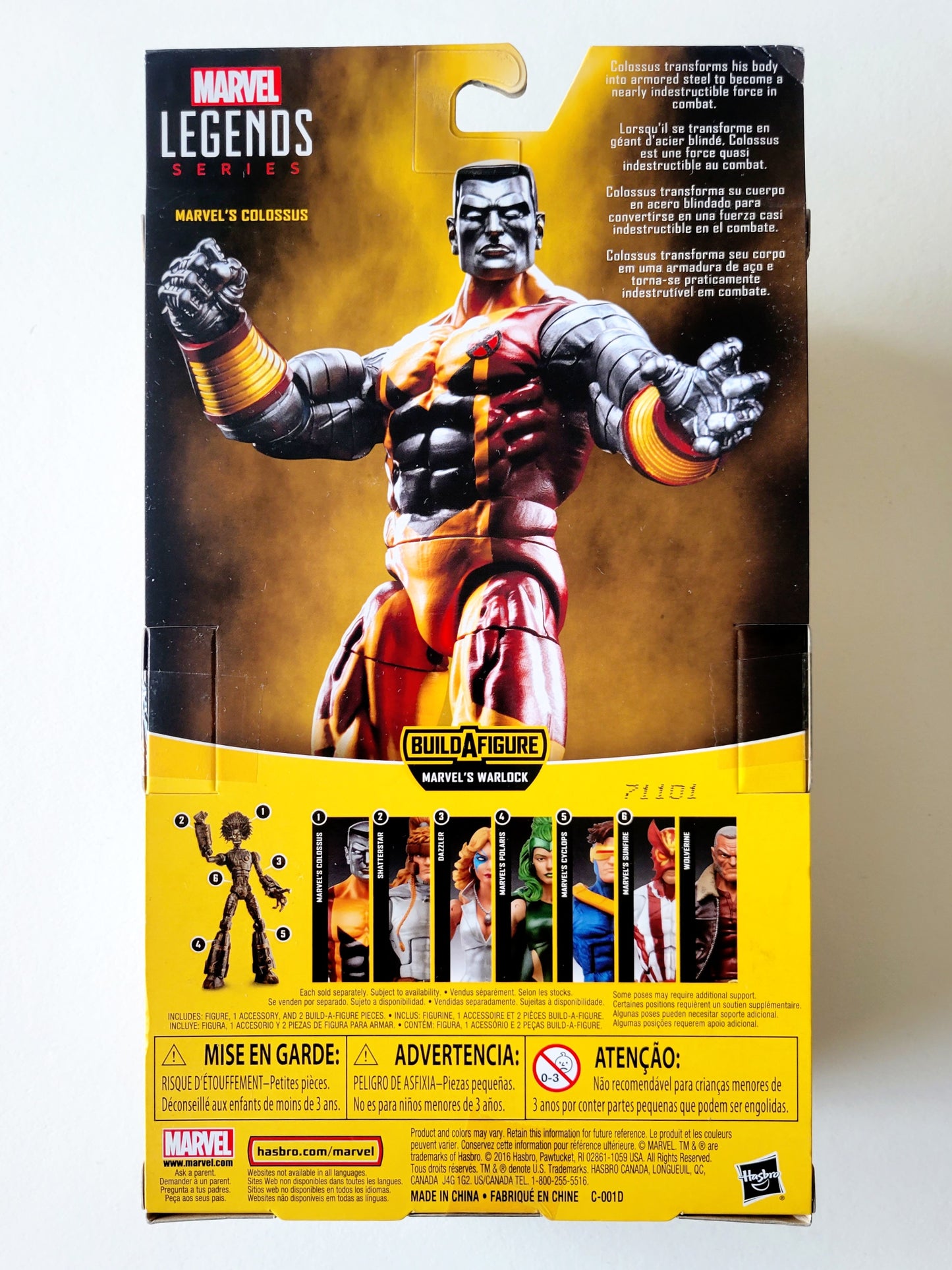 Marvel Legends Warlock Series Colossus 6-Inch Action Figure