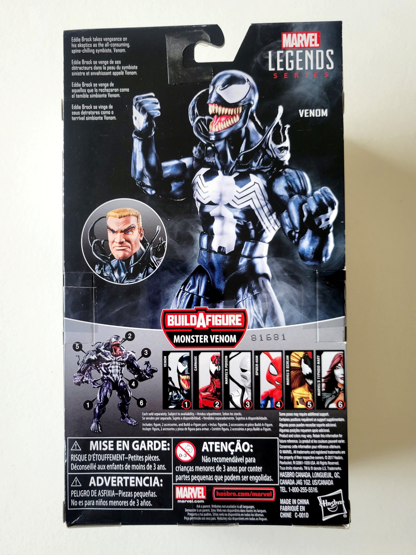 Marvel Legends Monster Venom Series Venom 6-Inch Action Figure