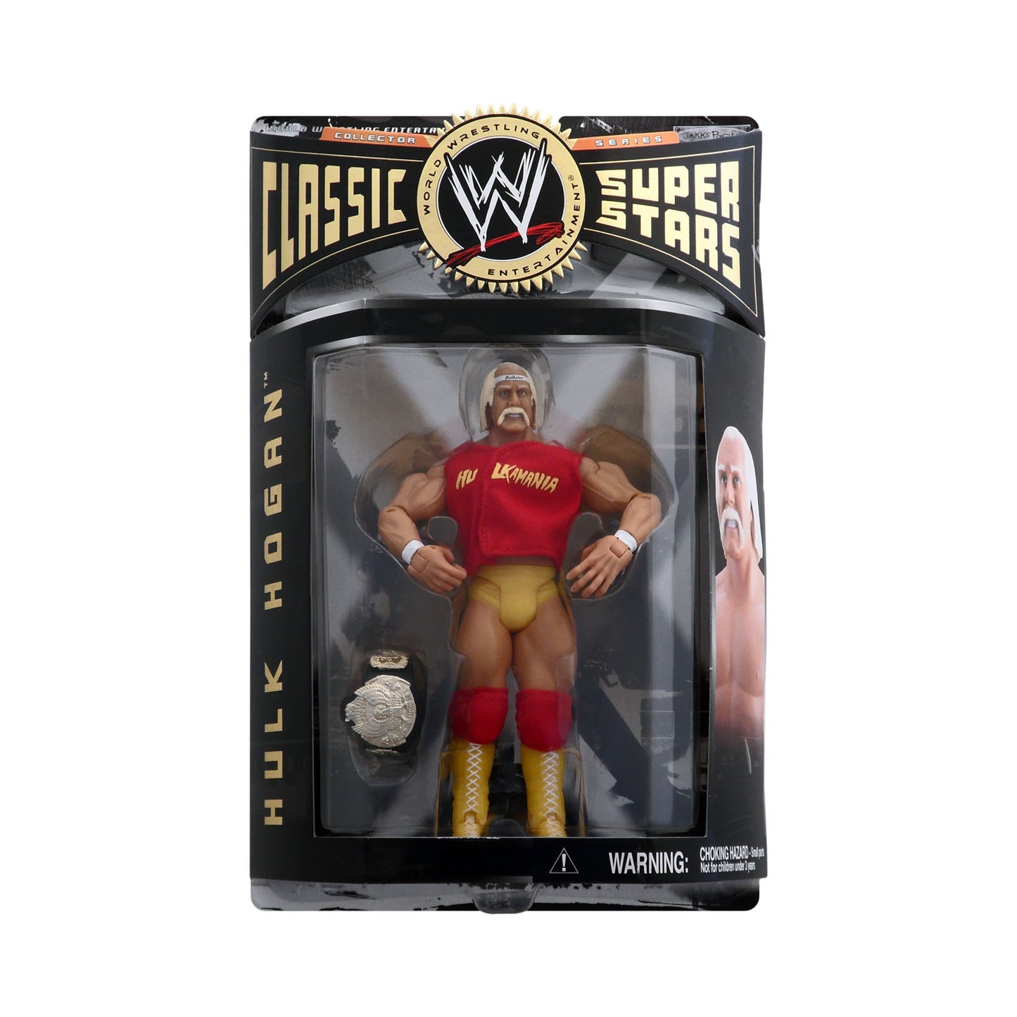 WWE Classic Superstars Series 8 Hulk Hogan (Round Insignia Belt) Action Figure