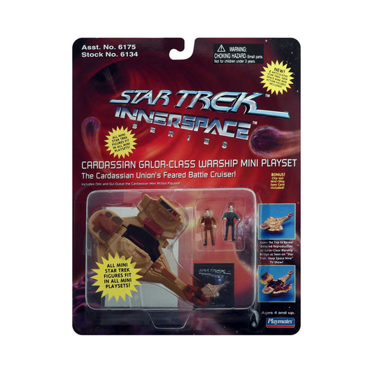 Star Trek Innerspace Series Cardassian Galor-Class Warship Mini Playset