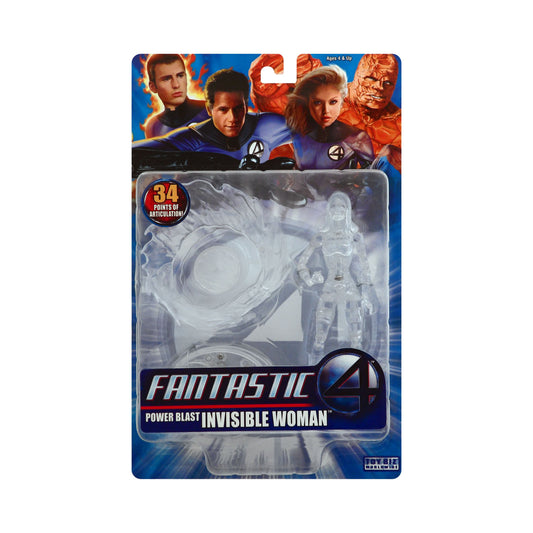 Fantastic Four Movie Series Power Blast Invisible Woman 6-Inch Action Figure (Clear Variant)