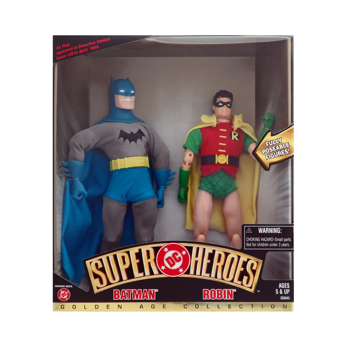 DC Superheroes Golden Age Collection Batman and Robin Action Figures