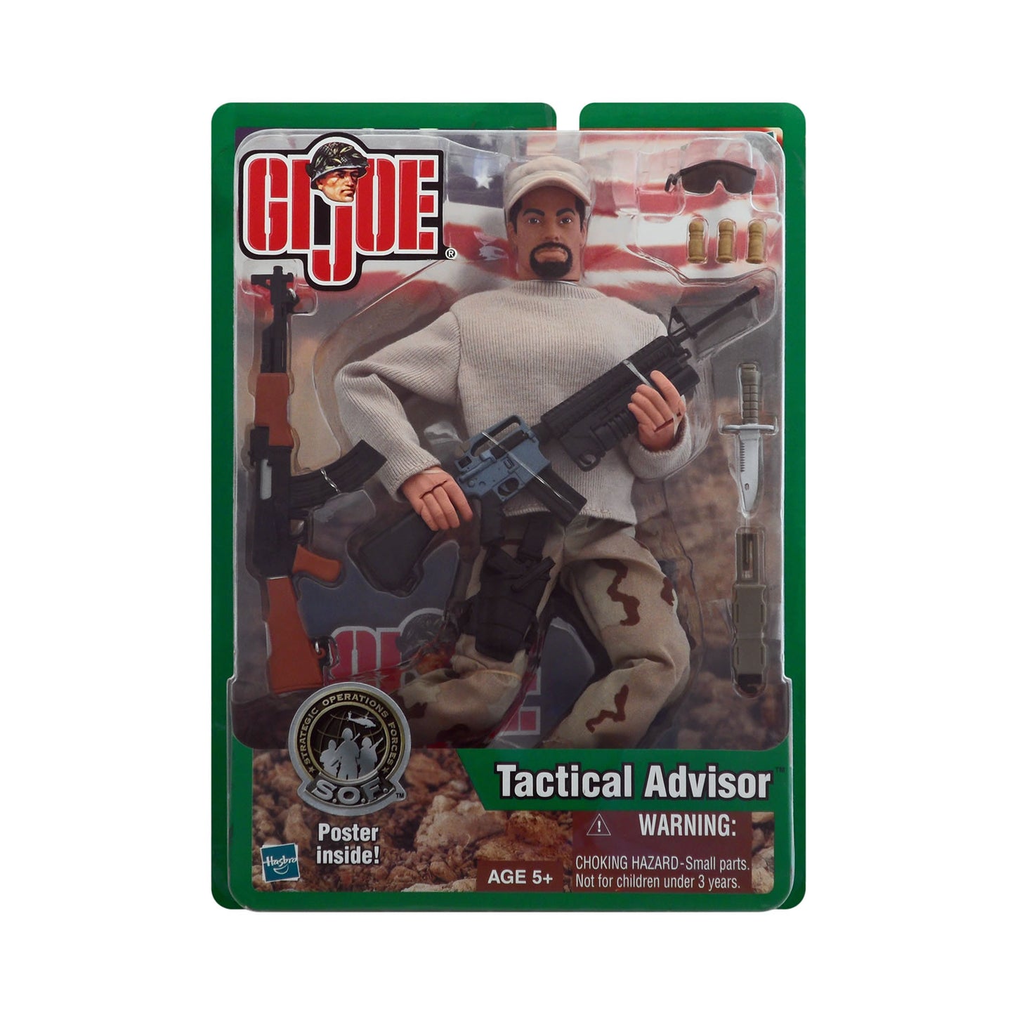 G.I. Joe Tactical Advisor (Caucasian) 12-Inch Action Figure (Tan Shirt)