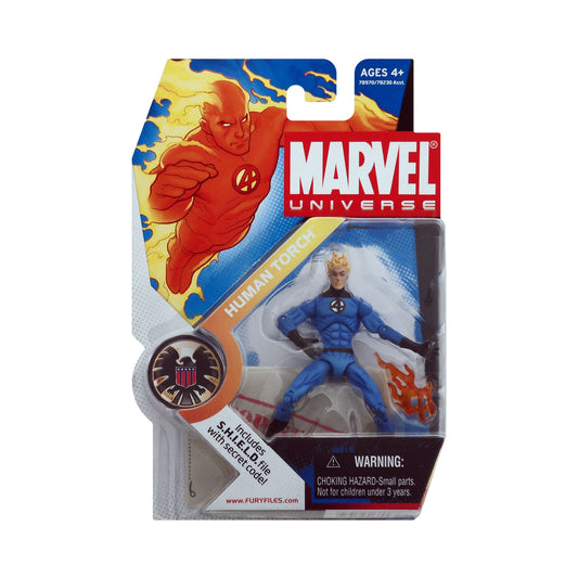 Marvel Universe Series 1 Figure 11 Human Torch (Light Blue Suit) 3.75-Inch Action Figure