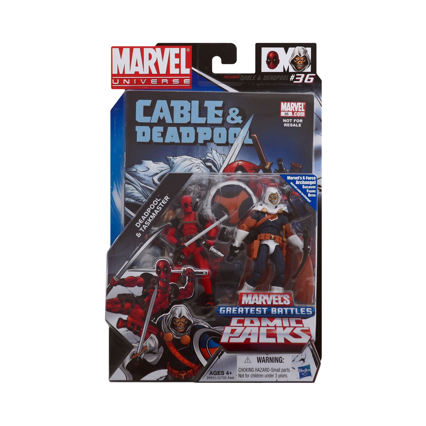 Marvel Universe Deadpool & Taskmaster Greatest Battles 3.75-Inch Action Figure Comic Pack