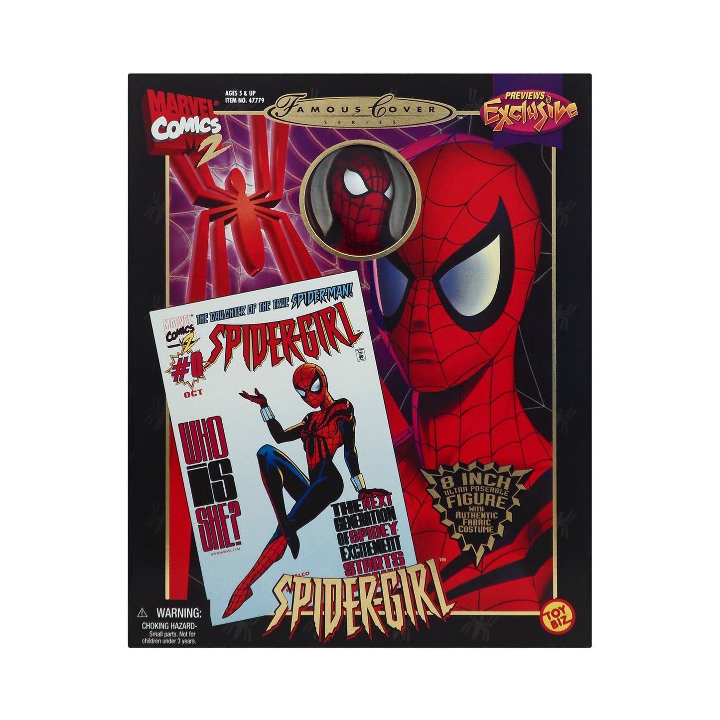 Marvel Famous Cover Series Exclusive Spider-Girl 8-Inch Action Figure
