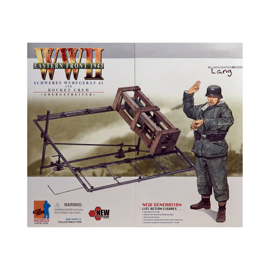Dragon WWII Eastern Front 1943 Schweres Wurfgerat 41 and Rocket Crew (Obergefreiter) “Lang” 12-Inch Action Figure Set